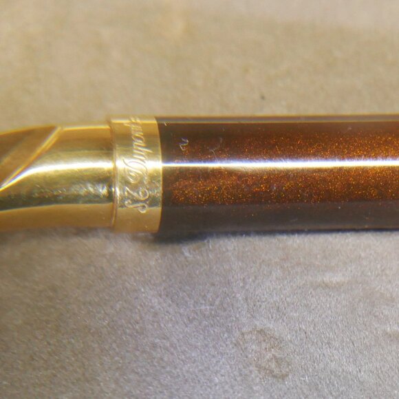 French Luxury Razor ST Dupont Paris Chinese Lacquer Gold Plated in Azzaro Box - Picture 3 of 11